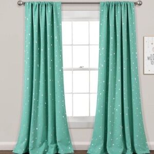 NEW-Elegant Starry Blackout Curtains
